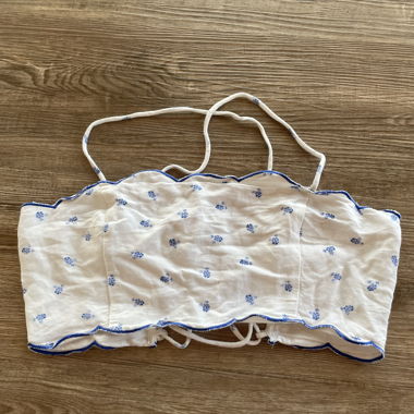 Rückenfreies Crop Top
