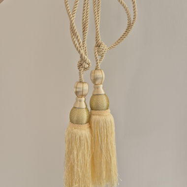 Vintage curtain tieback