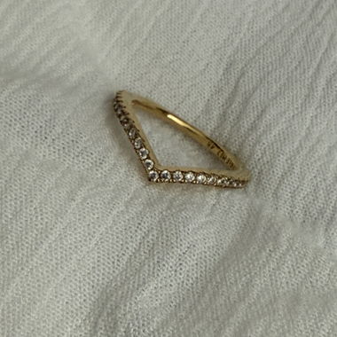 Pandora Golden Ring 925 Silver Gold-Plated