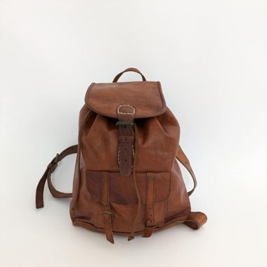 Vintage Lederrucksack Handmade 