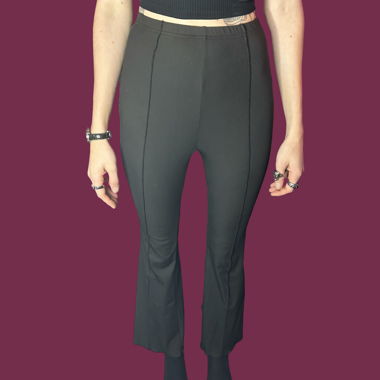 High-Waist Flare Pants classic & figure-hugging