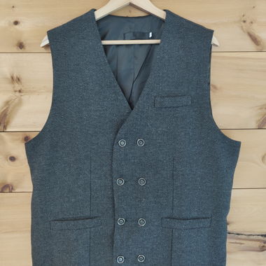 Gilet da abito grigio scuro