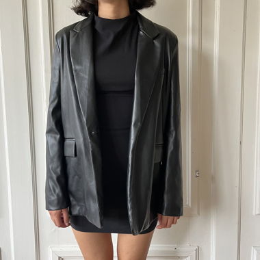 Kunstlederjacke