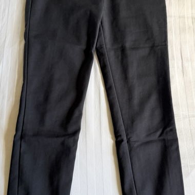 Pantalon en tissu noir
