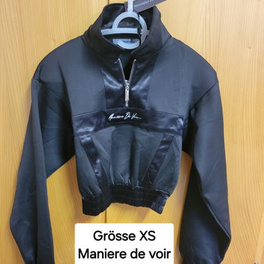 Maniere De Voir Crop-Sweatshirt