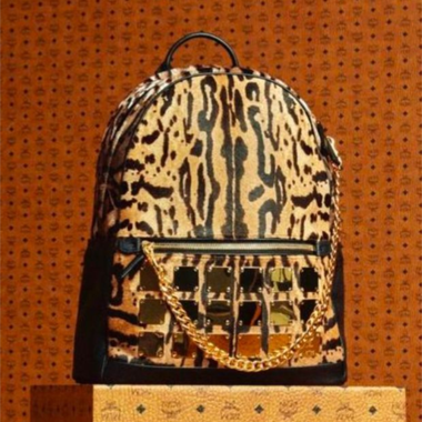 MCM Backpack Ponyhair Leopard Limited Edition