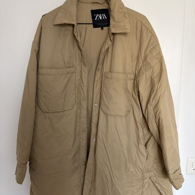 Giacca trapuntata ZARA beige XS