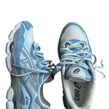 Asics NYC Gel Arctic Sky Blue Double Laces