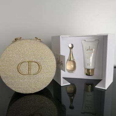 Set Dior J’adore con pochette per gioielli