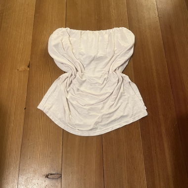 Weisses Tube-Top