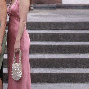 Langes Kleid, rosa - perfekt für Hochzeiten, Gr. S