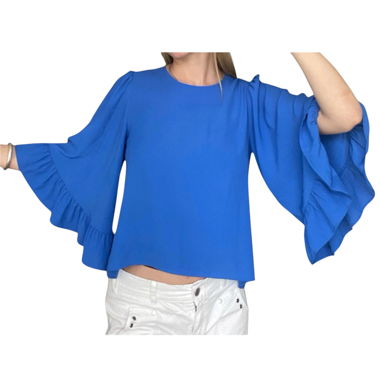 butterfly sleeve blouse