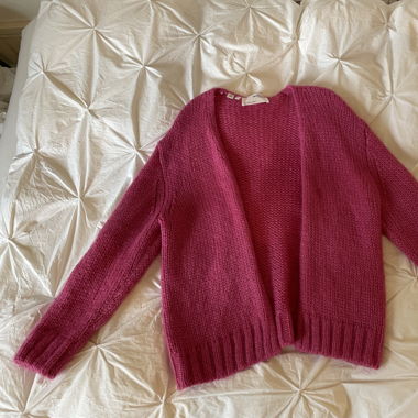 „Selected“ pink cardigan wool blend