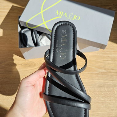 Sandalen Mia & Jo schwarz