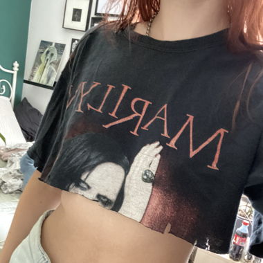 Marilyn Manson cropped T-Shirt
