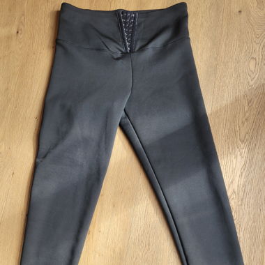 Leggings neri imbottiti XL