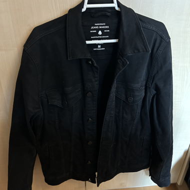 Giacca in jeans nera taglia M