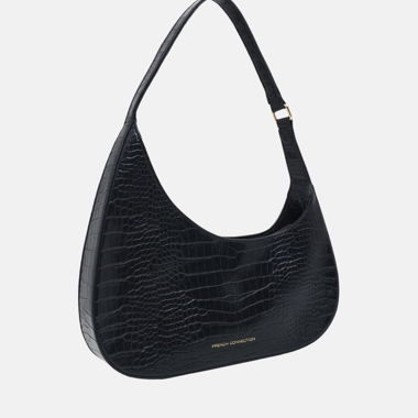 Schwarze Schultertasche