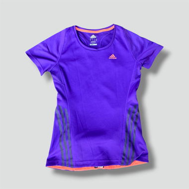 Adidas Climacool purple sports t-shirt