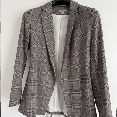 Blazer à carreaux H&M