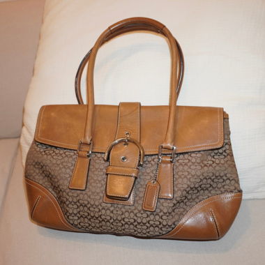 Coach Brown Tote Bag