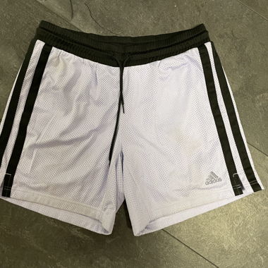 Shorts de sport Adidas violet/noir