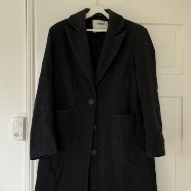 Dark grey wool coat