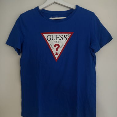 T-shirt blu GUESS