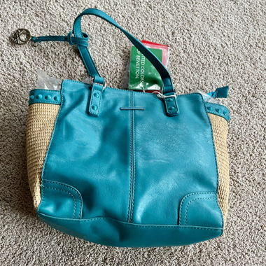Blaue Tasche 