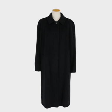 Cappotto lungo Burberry in angora e lana