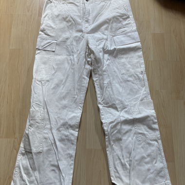 Pantaloni cargo bianchi H&M EUR 42