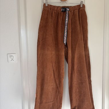 Pantalon en velours côtelé Brain Dead marron