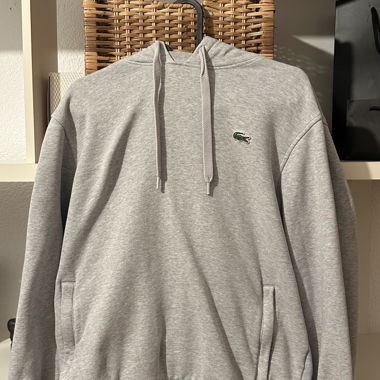 Lacoste grey hoodie