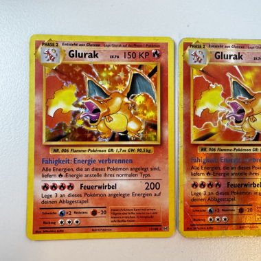 Glurak Pokémon Karten