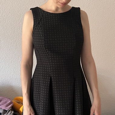 Schwarzes 60s Kleid