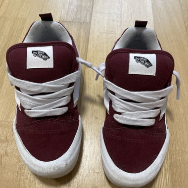 Vans burgundy sneakers