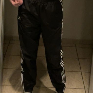 Adidas Trainingshose – Schwarz mit Streifen