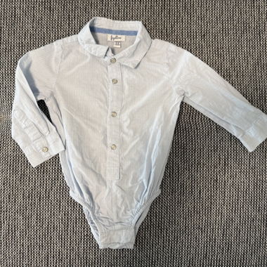 Body bébé aspect chemise