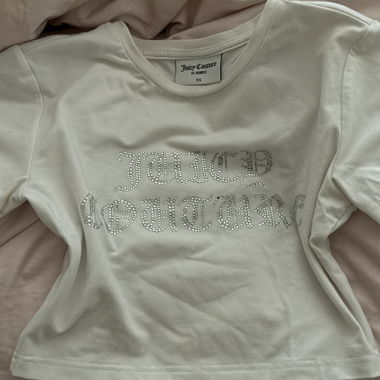 T-shirt Juicy Couture glitter anni 2000 XS