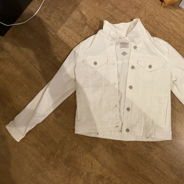 Weisse Jeans Jacke