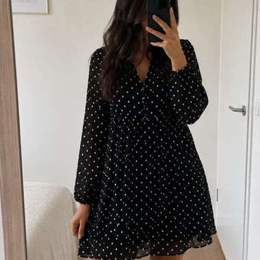 ZARA gepunktetes Kleid