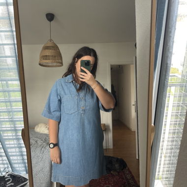 Robe chemise en denim