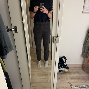 Brown cord pants by suite13lab