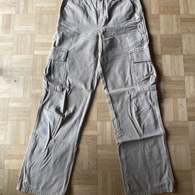 Pantaloni Cargo Beige