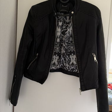 Veste de biker noire