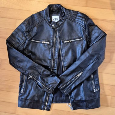 Lederjacke 