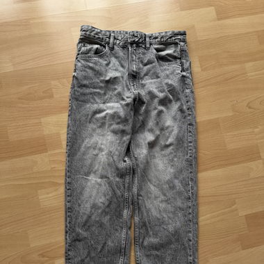 Baggy Gray Jeans - Bershka - S - EUR38 USA30