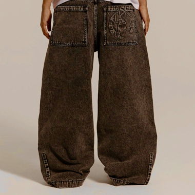 Cold Culture jeans baggy nero
