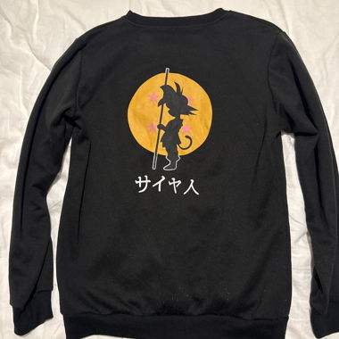 Dragon Ball Black anime print sweatshirt