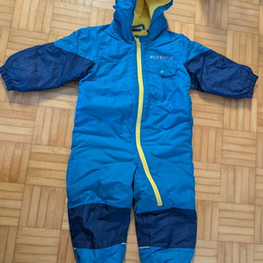 Tuta invernale bambino blu tg. 98